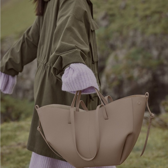 POLENE Cyme Tote - Textured Taupe - Picture 10 of 10